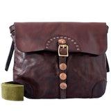 Aetoo Handmade Men'S Oblique Bag With Baotou Cowhide Fold Leather Postman Charter Car Pack