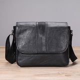 Aetoo Single Shoulder Bag Male Leather Casual Oblique Cross Bag Japanese Leisure Trend Men'S Head