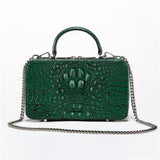 Lamaxza Cowhide Women Shoulder Handbag Fashion Genuine Leather Satchels Pattern Handle Bags Zp8001