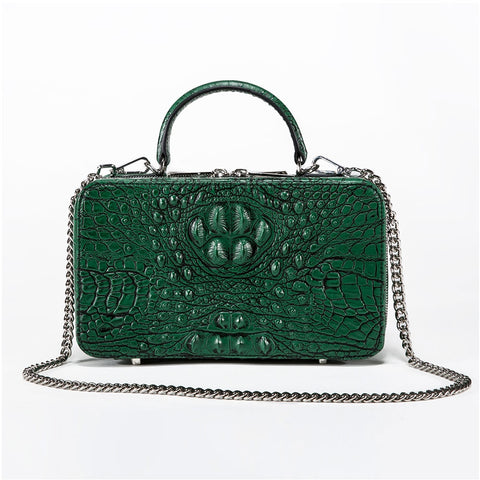 Lamaxza Cowhide Women Shoulder Handbag Fashion Genuine Leather Satchels Pattern Handle Bags Zp8001