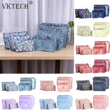 6Pcs/Set Suitcase Shoes Underwear Travel Storage Bag Waterproof Luggage Organizer Clothes Packing
