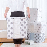 Diniwell Foldable Quilt Storage Bags Folding Organizer Bag For Clothes Quilt Blanket Pillow Luggage