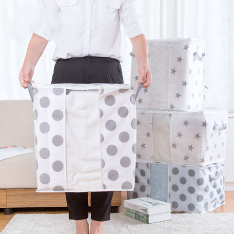 Diniwell Foldable Quilt Storage Bags Folding Organizer Bag For Clothes Quilt Blanket Pillow Luggage