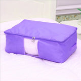Diniwell Quilt Storage Bag Oxford Cloth Home Clothes Quilt Pillow Blanket Storage Box Travel