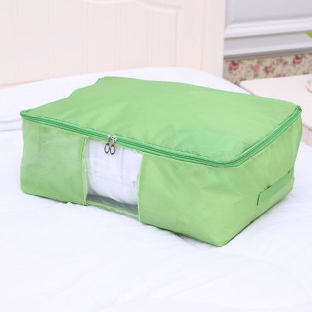 Diniwell Quilt Storage Bag Oxford Cloth Home Clothes Quilt Pillow Blanket Storage Box Travel