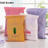 1Pc Cartoon Pull Edge Travel Pouch Luggage Storage Bag Waterproof Clothing Bags Sealing Bag