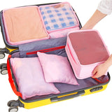 6Pcs/Set Travel Case Clothes Tidy Storage Bag Box Luggage Suitcase Pouch Bra Cosmetics Underwear