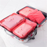 6Pcs/Set Travel Case Clothes Tidy Storage Bag Box Luggage Suitcase Pouch Bra Cosmetics Underwear