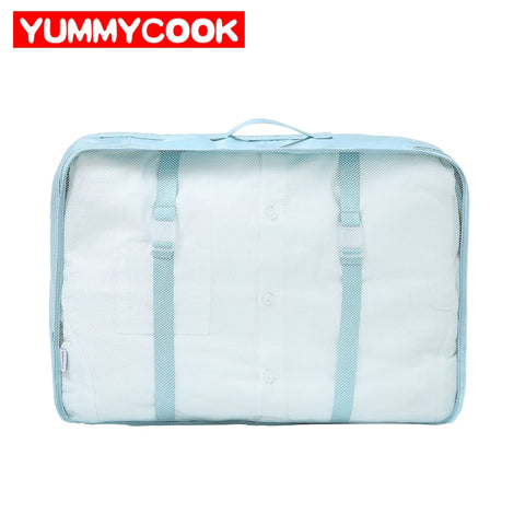 1Pcs Clothing Travel Mesh Bag Portable Bad Organizer Toiletry Underwear Pouch Suitcase Luggage