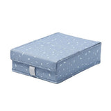 Flodable Storage Boxes Organizer For Socks Shorts Underwear Drawer Dividers Case Bins Wardrobe