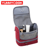 Multifunction Hanging Cosmetic Storage Bag Organizer Women Men Double Layer Beauty Makeup Pouch