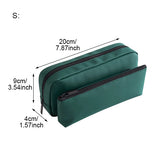 Pu Cosmetic Bag Makeup Brush Inside Valise Organizer Travel Charger Cables Pouch Pencil Case