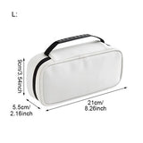 Pu Cosmetic Bag Makeup Brush Inside Valise Organizer Travel Charger Cables Pouch Pencil Case