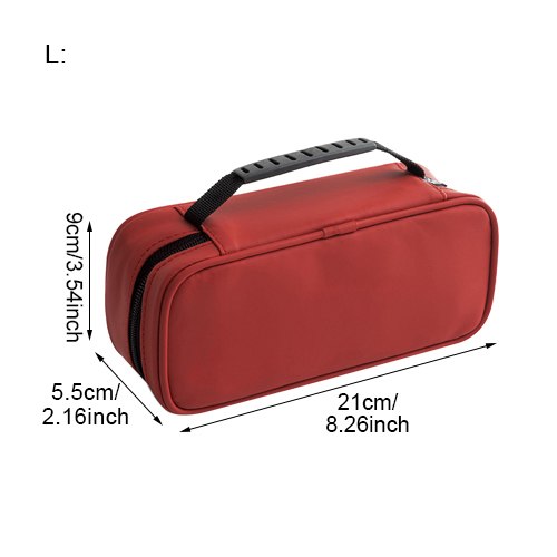 Pu Cosmetic Bag Makeup Brush Inside Valise Organizer Travel Charger Cables Pouch Pencil Case