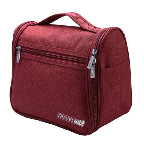 Men'S Travel Cosmetic Makeup Hanging Organizer Toiletry Wash Storage Bags Portable Zipper Pouch