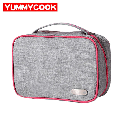 Portable Cosmetic Travel Set Storage Bag Polyester Makeup Organizer Toiletry Zipper Pouch Home