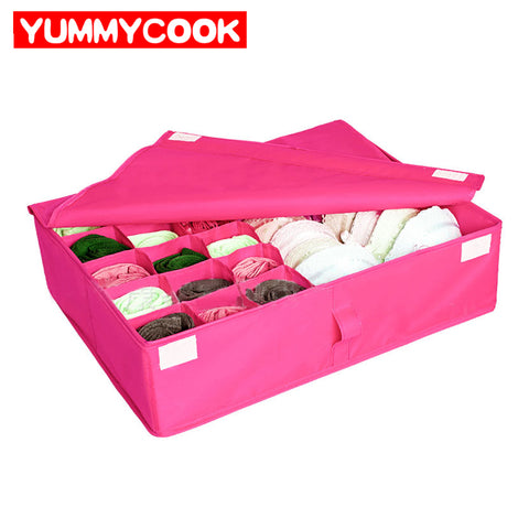 Women'S Underwear Bra Storage Box Drawer Closet Necktie Socks Divider Lingerie Protect Home