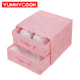 Underwear Organizer Separator Drawer Storage Boxes Lingerie Clothing Sundries Bins Wardrobe