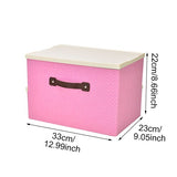 Folding Clothes Storage Box Sundries Drawer Organizer Underwear Bra Makeup Bins Wardrobe Treasure