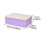 Folding Clothes Storage Box Sundries Drawer Organizer Underwear Bra Makeup Bins Wardrobe Treasure