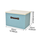 Folding Clothes Storage Box Sundries Drawer Organizer Underwear Bra Makeup Bins Wardrobe Treasure