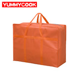 Non-Woven Fabric Large Capacity Clothes Shoes Bag Quilt Blankets Storage Duvet Organizer Box