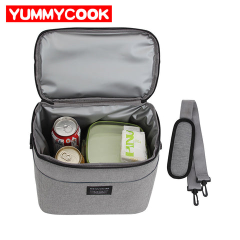 Portable Waterproof Lunch Bag Thermal Insulation Fresh Keeping Organizer Picnic Fruit Drink