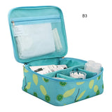 New Printing Girl Cosmetic Storage Bag Women Travel Organization Toiletry Beauty Makeup Case
