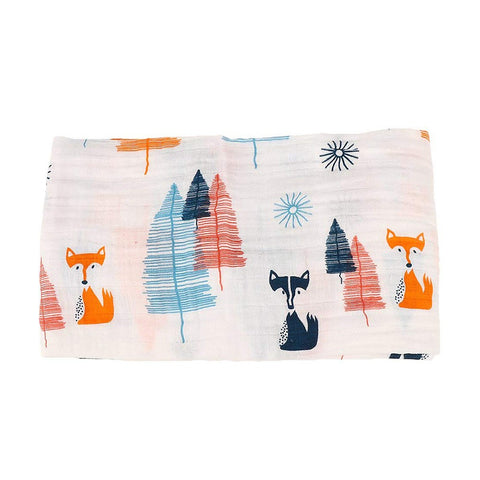 Children'S Cotton Blanket Baby Simple And Cute White*Blank Blanket Air Conditioning Blanket Beach