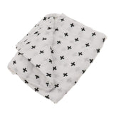 Children'S Cotton Blanket Baby Simple And Cute White*Blank Blanket Air Conditioning Blanket Beach