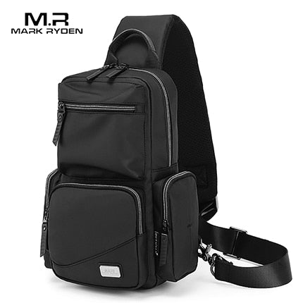 Mark Ryden Men Crossbody Bags Messenger Anti Theft Male Shoulder Bags Usb Recharging Chest Bag