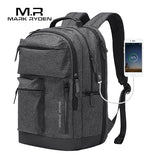 Mark Ryden Man Backpack Multi-Layer Space 15.6 Inch Laptop Usb Recharging Travel Male Bag