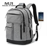 Mark Ryden Man Backpack Multi-Layer Space 15.6 Inch Laptop Usb Recharging Travel Male Bag