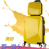 Travel Suitcase Set Rolling Luggage Set Spinner Trolley Case 20" Boarding Wheel Woman Cosmetic Case