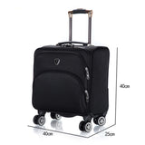Travel Suitcase With Wheels Rolling Luggage Spinner Trolley Case 18 Inch Boarding Laptop Bags Woman