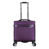 Travel Suitcase With Wheels Rolling Luggage Spinner Trolley Case 18 Inch Boarding Laptop Bags Woman
