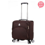 Travel Suitcase With Wheels Rolling Luggage Spinner Trolley Case 18 Inch Boarding Laptop Bags Woman
