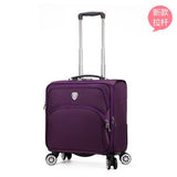 Travel Suitcase With Wheels Rolling Luggage Spinner Trolley Case 18 Inch Boarding Laptop Bags Woman