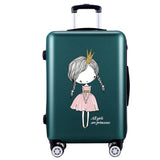 Women Lovely Travel Suitcase 20Inch Boarding Box 26 Inch Rolling Luggage Girls Spinner Travel Bag