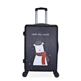 Women Lovely Travel Suitcase 20Inch Boarding Box 26 Inch Rolling Luggage Girls Spinner Travel Bag