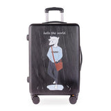 Women Lovely Travel Suitcase 20Inch Boarding Box 26 Inch Rolling Luggage Girls Spinner Travel Bag