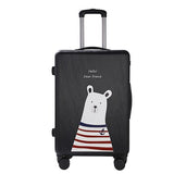 Women Lovely Travel Suitcase 20Inch Boarding Box 26 Inch Rolling Luggage Girls Spinner Travel Bag
