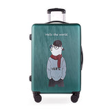 Women Lovely Travel Suitcase 20Inch Boarding Box 26 Inch Rolling Luggage Girls Spinner Travel Bag