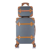 Travel Suitcase Set Rolling Luggage Trolley Case Travel Bag Retro Suitcase Spinner Wheels Women