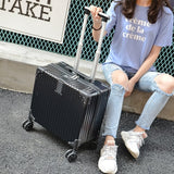 Travel Suitcase Set Rolling Luggage Trolley Case Travel Bag  18Inch Boarding Suitcase Spinner