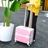 Travel Suitcase Set Rolling Luggage Trolley Case Travel Bag  18Inch Boarding Suitcase Spinner