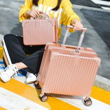 Travel Suitcase Set Rolling Luggage Trolley Case Travel Bag  18Inch Boarding Suitcase Spinner