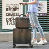 Travel Suitcase Set Rolling Luggage Trolley Case Travel Bag  18Inch Boarding Suitcase Spinner