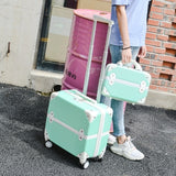 Travel Suitcase Set Rolling Luggage Trolley Case Travel Bag  18Inch Boarding Suitcase Spinner