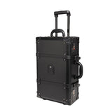Pu Carry-Ons Trolley Case,Vintage Rolling Luggage,Classic Valise,Universal Wheel Suitcase,High
